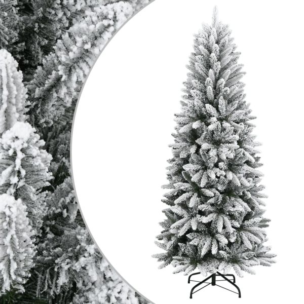 Árvore de Natal artificial com neve PVC & PE 120 cm