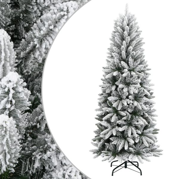 Árvore de Natal artificial com neve PVC & PE 150 cm