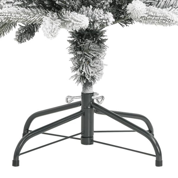 Árvore de Natal artificial fina com neve PVC & PE 120 cm - Image 7