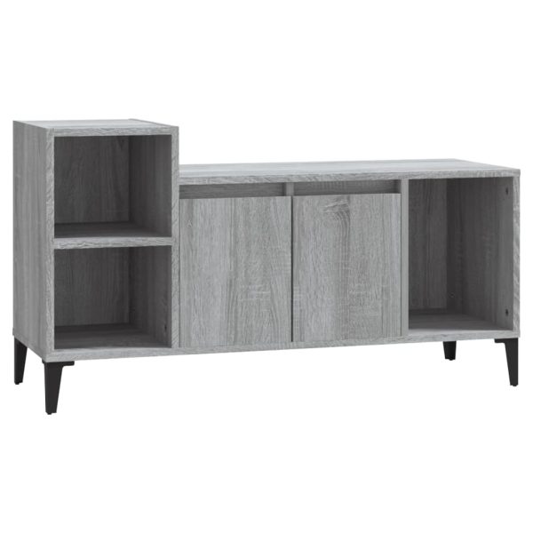 Móvel de TV 100x35x55 cm derivados de madeira cinzento sonoma - Image 2