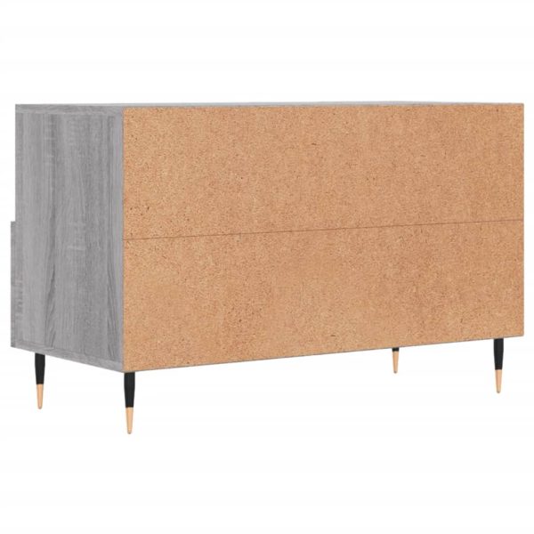 Móvel de TV 80x36x50 cm derivados de madeira cinzento sonoma - Image 8