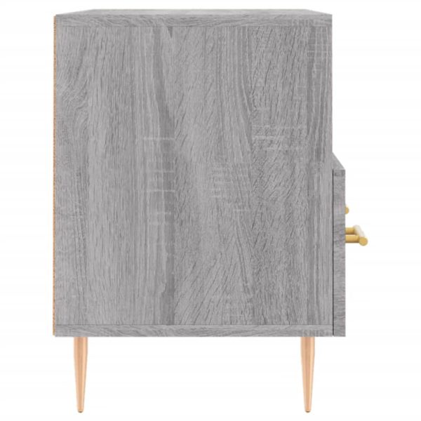 Móvel de TV 80x36x50 cm derivados de madeira cinzento sonoma - Image 7