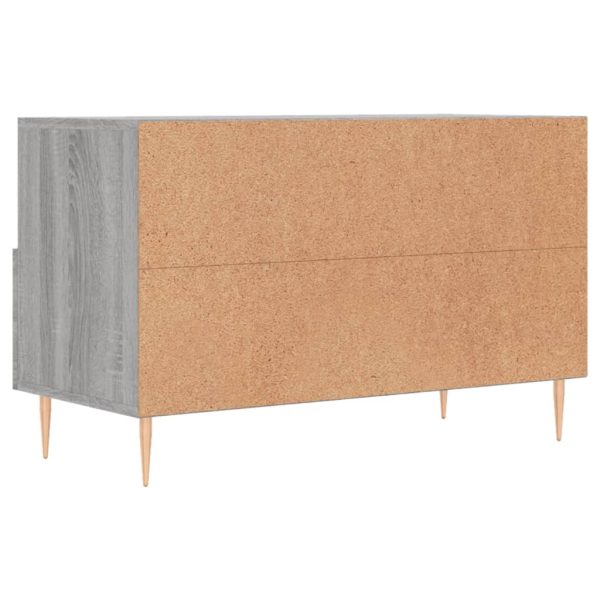 Móvel de TV 80x36x50 cm derivados de madeira cinzento sonoma - Image 8