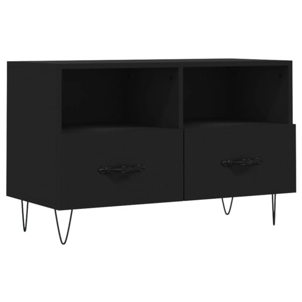 Móvel p/ TV 80x36x50 cm derivados de madeira preto - Image 2