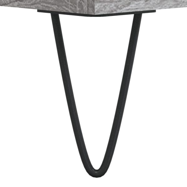 Móvel de TV 80x36x50 cm derivados de madeira cinzento sonoma - Image 10