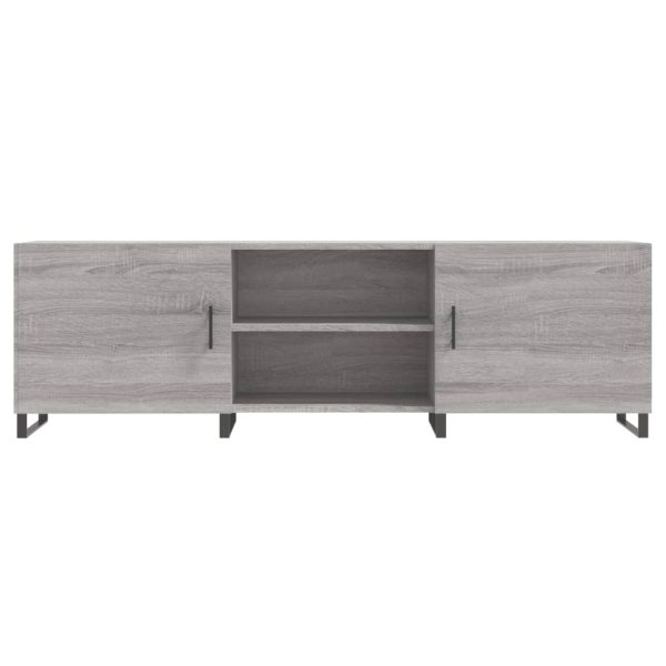 Móvel de TV 150x30x50 cm derivados de madeira cinzento sonoma - Image 5