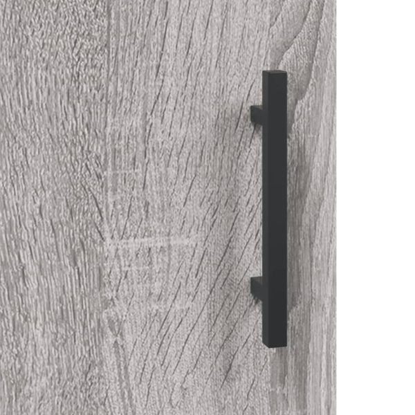 Móvel de TV 150x30x50 cm derivados de madeira cinzento sonoma - Image 9