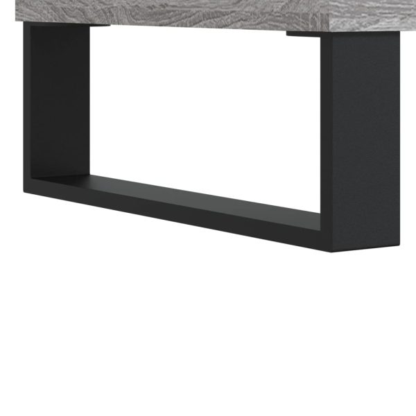 Móvel de TV 150x30x50 cm derivados de madeira cinzento sonoma - Image 10