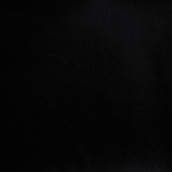 Poltrona com apoio de pés couro artificial preto - Image 7