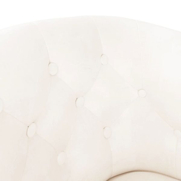 Poltrona couro artificial branco - Image 6