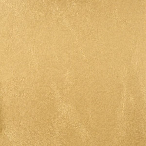 Poltrona couro artificial dourado - Image 7