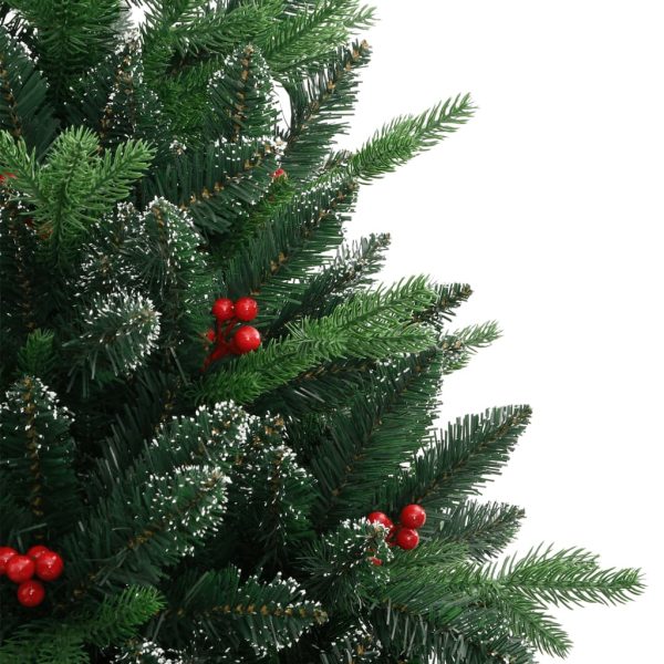 Árvore de Natal artificial articulada c/ bagas vermelhas 120 cm - Image 5