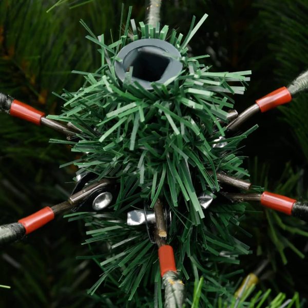 Árvore de Natal artificial articulada c/ flocos de neve 150 cm - Image 7
