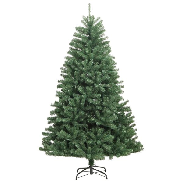 Árvore de Natal artificial articulada com suporte 150 cm verde - Image 2