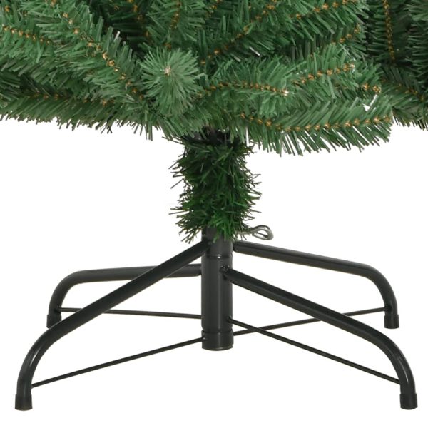 Árvore de Natal artificial articulada com suporte 150 cm verde - Image 4
