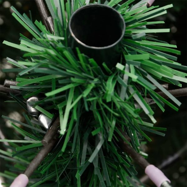 Árvore de Natal artificial articulada com suporte 150 cm verde - Image 7