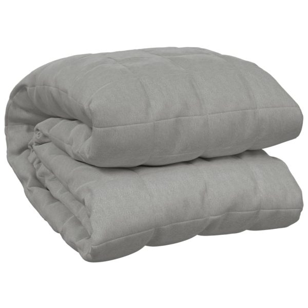 Manta pesada 15 kg 220x235 cm tecido cinza - Image 2