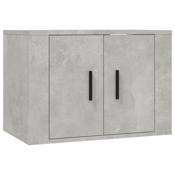 Móvel de TV para parede 57x34,5x40 cm cinzento cimento - Image 2