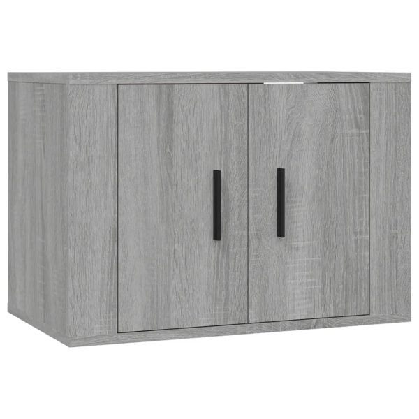Móvel de TV para parede 57x34,5x40 cm cinzento sonoma - Image 2