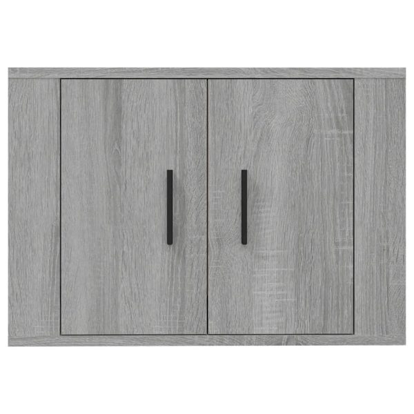 Móvel de TV para parede 57x34,5x40 cm cinzento sonoma - Image 6