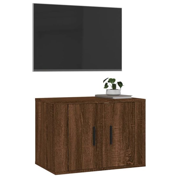 Móvel de TV para parede 57x34,5x40 cm carvalho castanho - Image 4