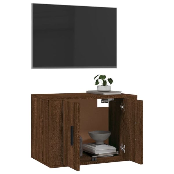 Móvel de TV para parede 57x34,5x40 cm carvalho castanho - Image 5