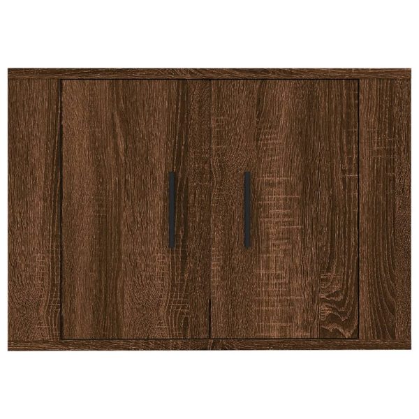 Móvel de TV para parede 57x34,5x40 cm carvalho castanho - Image 6