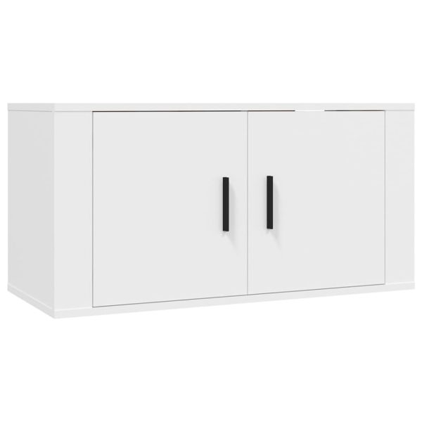Móvel de TV de parede 80x34,5x40 cm branco - Image 2