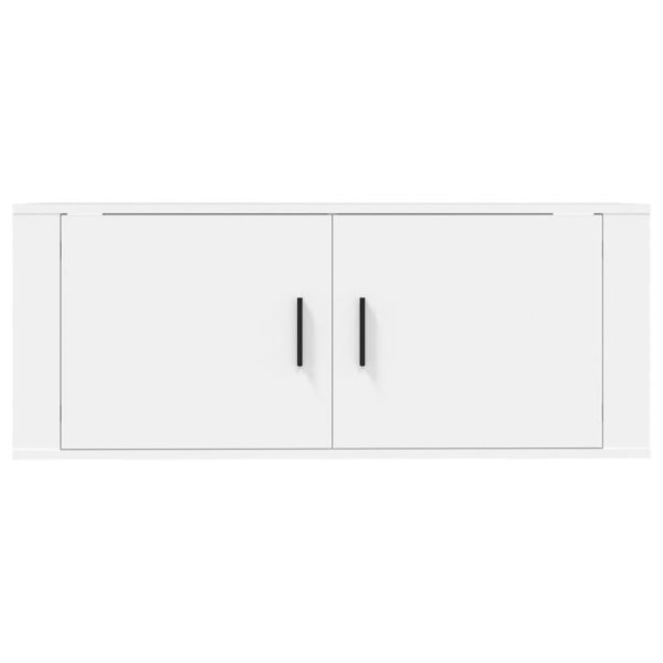 Móvel de TV de parede 100x34,5x40 cm branco - Image 6