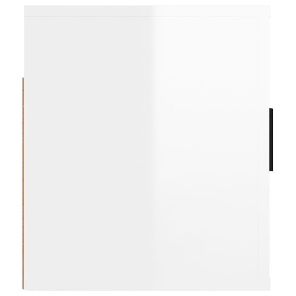 Móvel de TV de parede 100x34,5x40 cm branco brilhante - Image 7