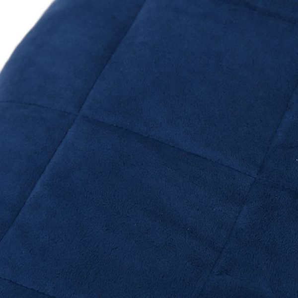 Manta pesada 5 kg 122x183 cm tecido azul - Image 4