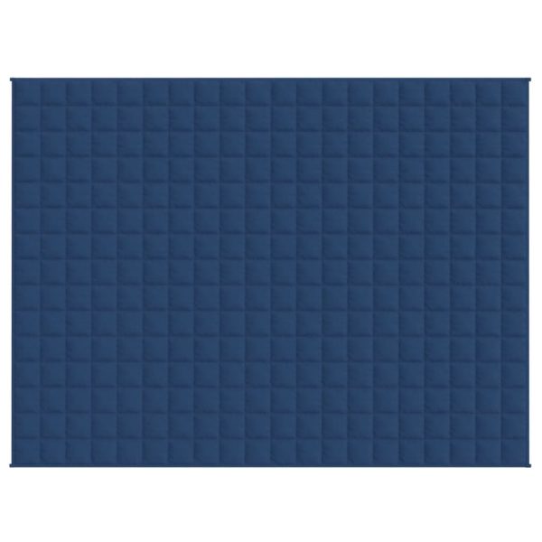 Manta pesada 11 kg 152x203 cm tecido azul - Image 3