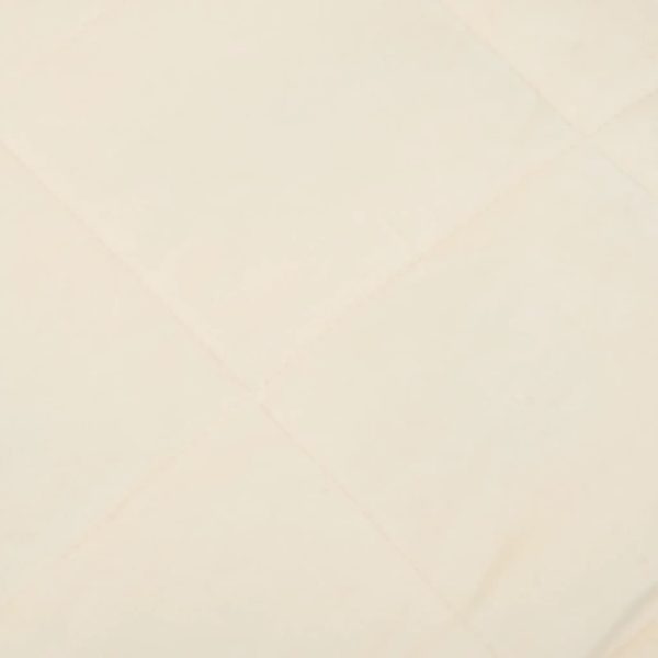 Manta pesada 10 kg 135x200 cm tecido creme-claro - Image 4