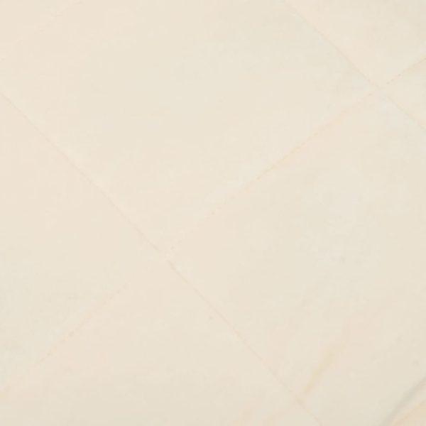 Manta pesada 10 kg 140x200 cm tecido creme-claro - Image 4
