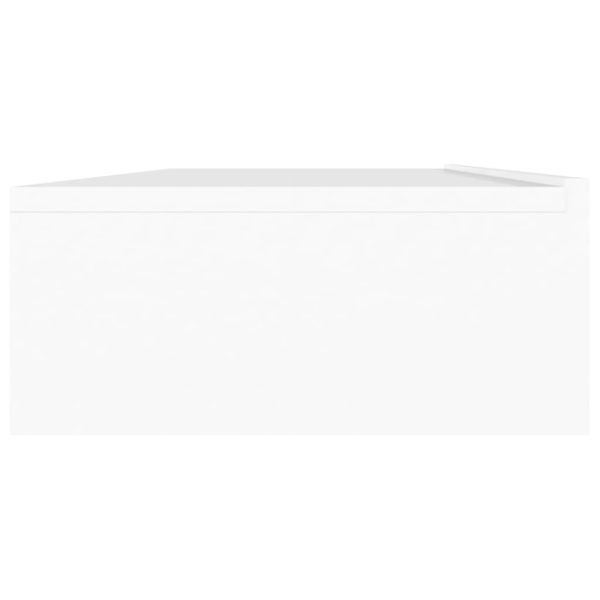 Móvel de TV com luzes LED 120x35x15,5 cm branco - Image 7