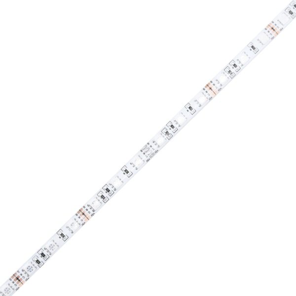 Móvel de TV com luzes LED 120x35x15,5 cm branco brilhante - Image 10