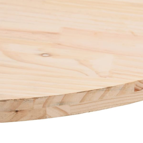 Tampo de mesa oval 90x45x2,5 cm madeira de pinho maciça - Image 5