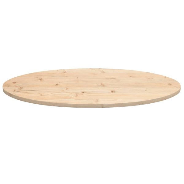 Tampo de mesa oval 100x50x2,5 cm madeira de pinho maciça - Image 3