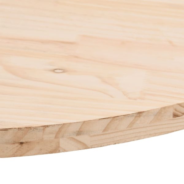 Tampo de mesa oval 80x40x2,5 cm madeira de pinho maciça - Image 5
