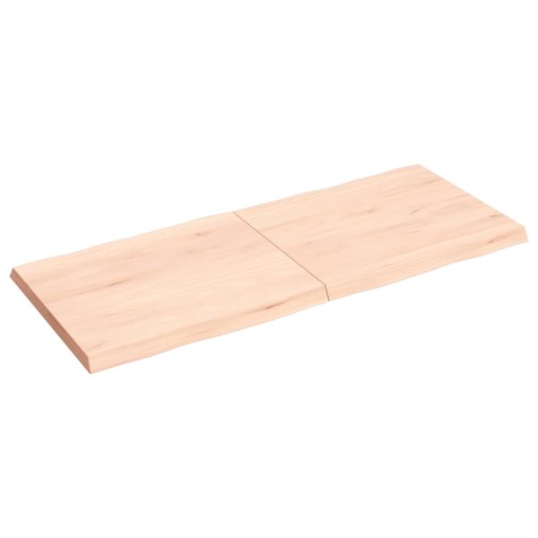 Tampo de mesa c/ bordas vivas carvalho maciço não tratado - Image 3