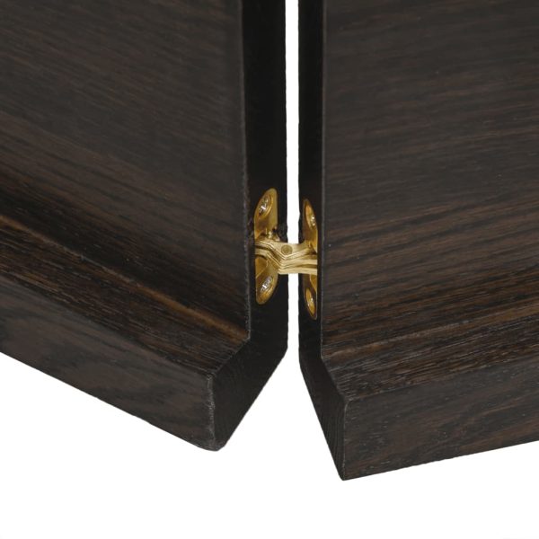 Tampo de mesa 180x60x4 cm carvalho tratado cinza-escuro - Image 7