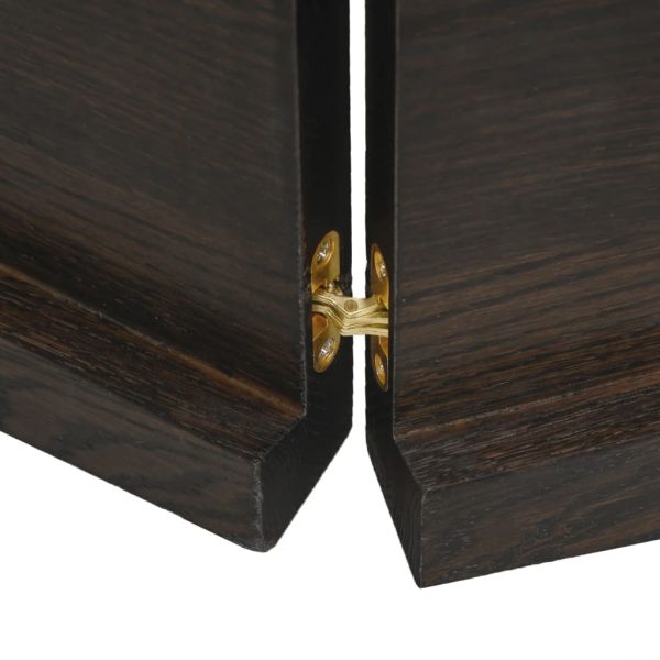 Tampo de mesa 200x40x4 cm carvalho tratado cinza-escuro - Image 7
