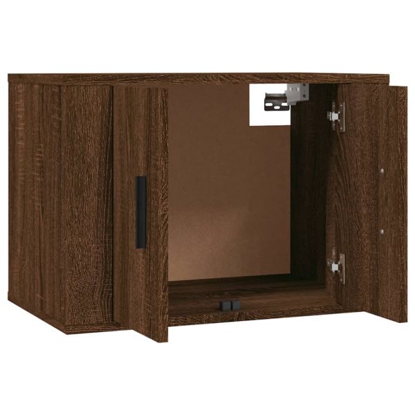 Móveis de TV de parede 2 pcs 57x34,5x40 cm carvalho castanho - Image 5