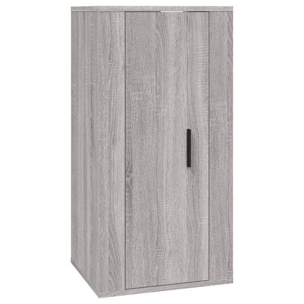 Conjunto móveis de TV 3 pcs madeira processada sonoma cinza - Image 5