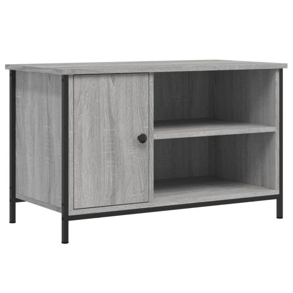Móvel de TV 80x40x50 cm derivados de madeira cinzento sonoma - Image 2
