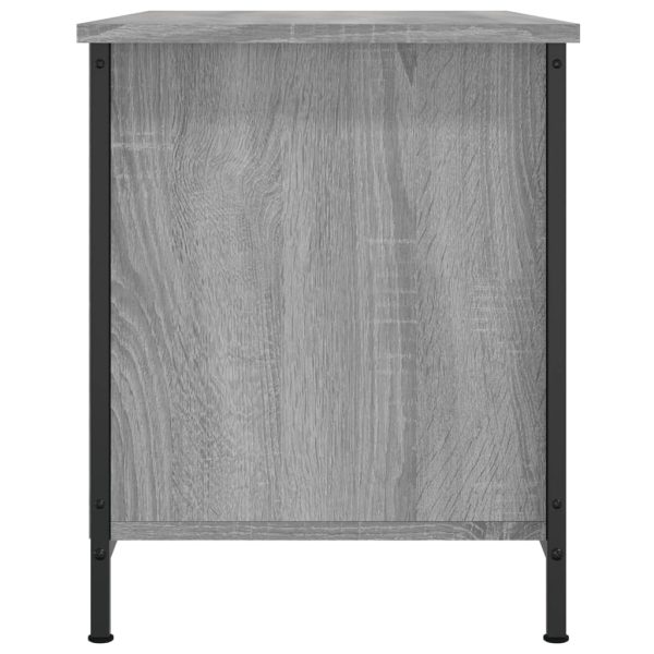 Móvel de TV 80x40x50 cm derivados de madeira cinzento sonoma - Image 7
