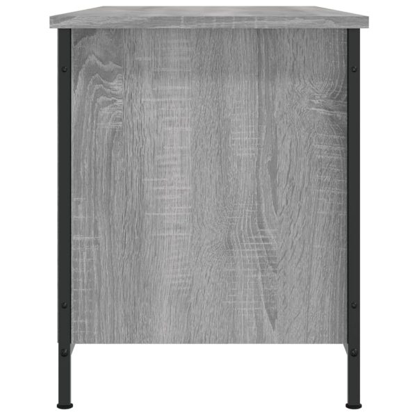 Móvel de TV 100x40x50 cm derivados de madeira cinzento sonoma - Image 5