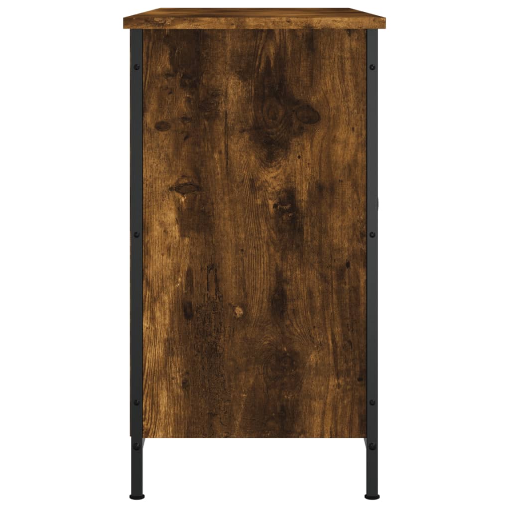 Móvel de TV 100x35x65 cm derivados de madeira carvalho fumado - Image 7