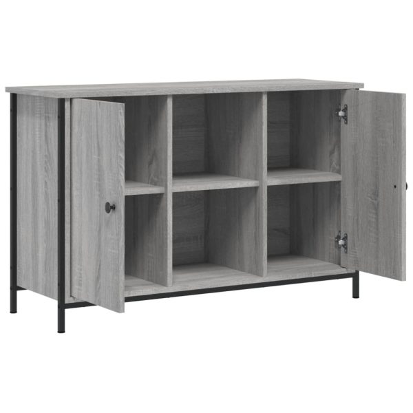 Móvel de TV 100x35x65 cm derivados de madeira cinzento sonoma - Image 6