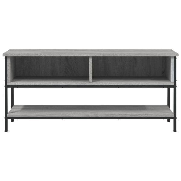 Móvel de TV 100x35x45 cm derivados de madeira cinzento sonoma - Image 4
